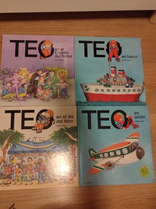 4 Libros de la colección Teo