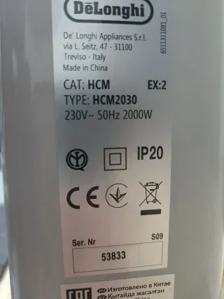 Radiador Eléctrico DeLonghi Blanco