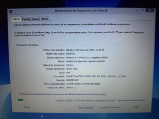 Portátil Dell Vostro 3558 i5-5200U/4GB/500GB/15.6"