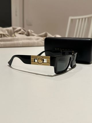 Gafas Versace Negro Dorado