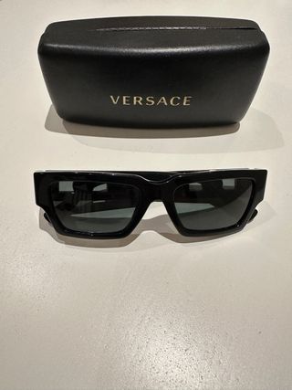 Gafas Versace Negro Dorado