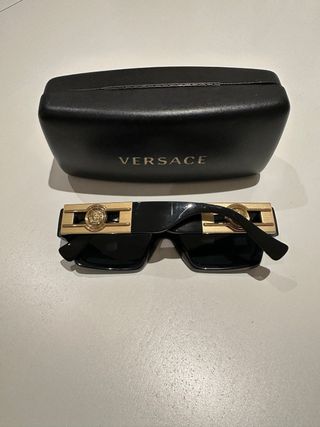 Gafas Versace Negro Dorado