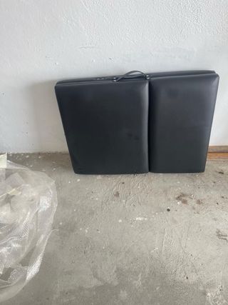 Camilla plegable ajustable + Taburete