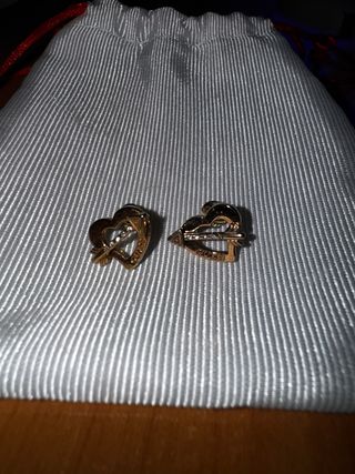 Pendientes Guess Original Corazón Dorados Mujer