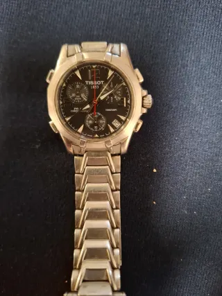 Reloj Tissot PR Chrono Alarm Acero Negro