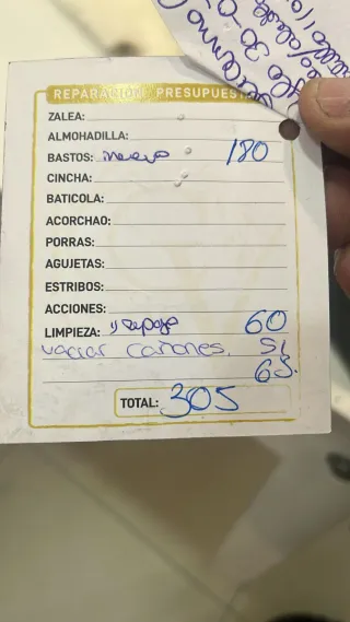 Montura Vaquera Rebajada Cañoneras por Casa Vidal.