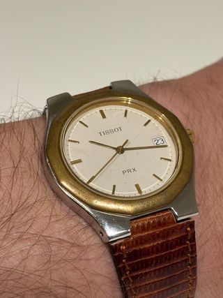 Reloj Tissot Oro y Marrón