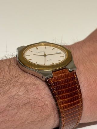 Reloj Tissot Oro y Marrón