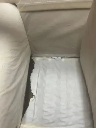 Sofá Ikea floral tela multicolor