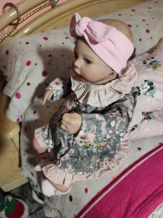 Bebé Reborn tela y silicona