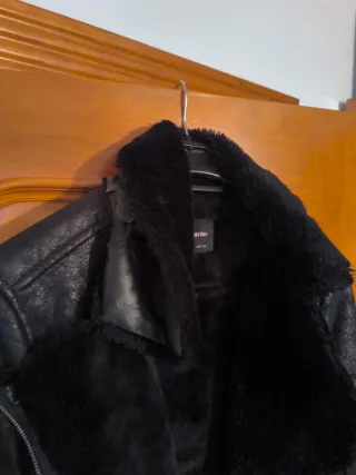 Cazadora doble faz Stradivarius negra