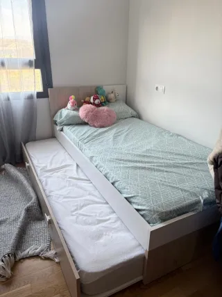 Cama de 93cm  por 190cm