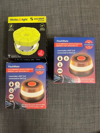 Luces de emergencia V16 homologada por la DGT