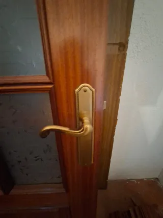 Puerta Sapeli 78cm con Cristal