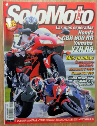 Revista SOLO MOTO treinta N° 240. Año 2003