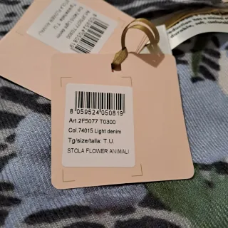 Stola Liu Jo donna fantasia floreale e animalier