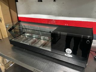 Vitrina expositora refrigerada negra