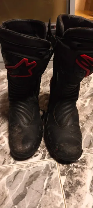 Mono de cuero Axo 2 piezas + botas A2