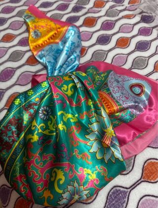 Pañuelo de seda multicolor nuevo