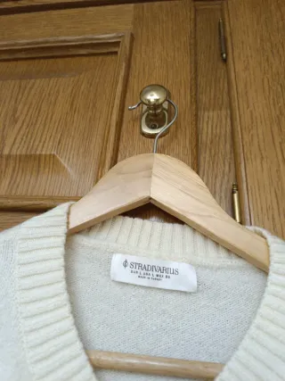 Chaqueta blanca de punto