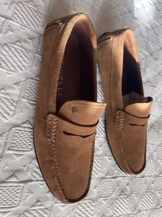 Mocasines Martinelli Hombre Marrones Talla 40 Nuev