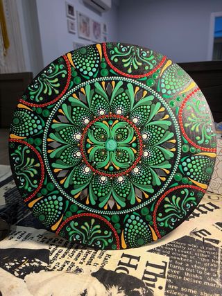 Cuadro Mandala decorativo hecho a mano