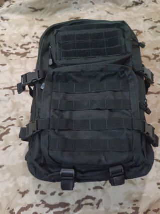 Mochila táctica negra Miltec 36 l