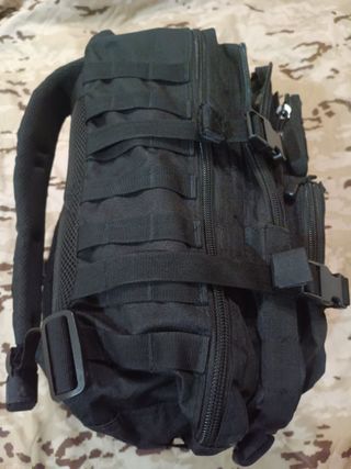 Mochila táctica negra Miltec 36 l
