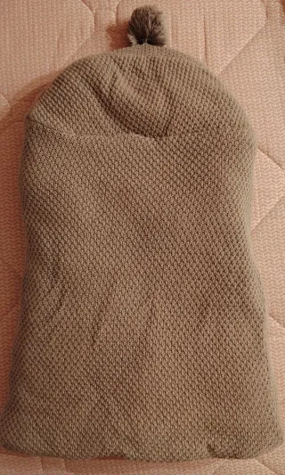 Saco capazo gris. Seminuevo