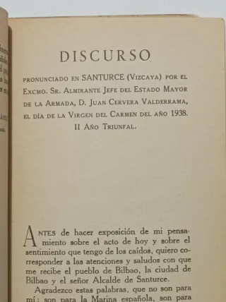 La Marina Nacional - Dos discursos