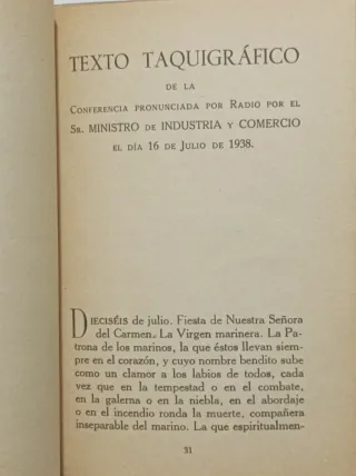 La Marina Nacional - Dos discursos