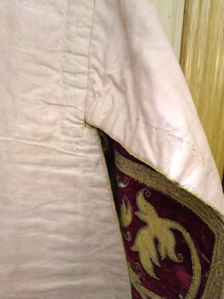 Dalmatica Bordada Antigua Terciopelo