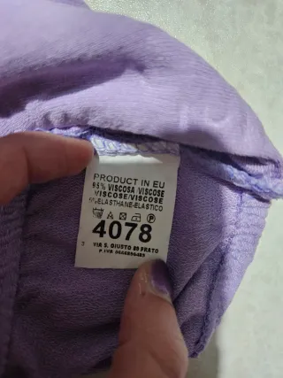 2 Top Lilla Taglia Unica