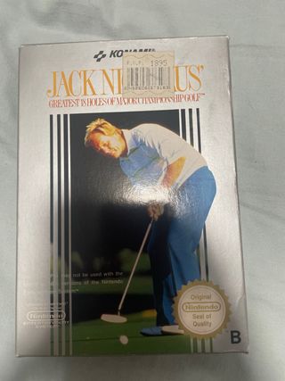 Jack Nicklaus NES Konami Juego Cartucho Caja Manua