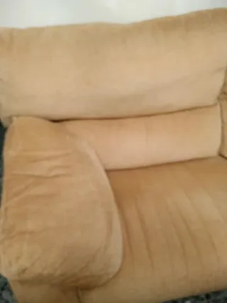 Conjunto sofá y 2 sillones beige