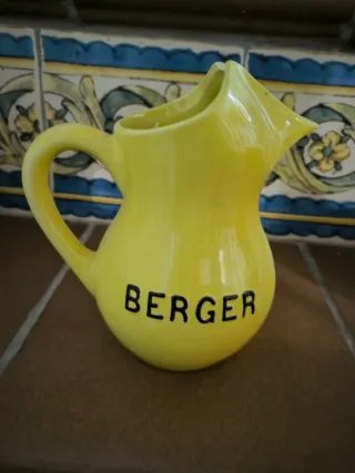 Jarra cerámica amarilla BERGER