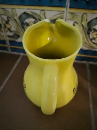 Jarra cerámica amarilla BERGER