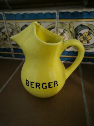 Jarra cerámica amarilla BERGER