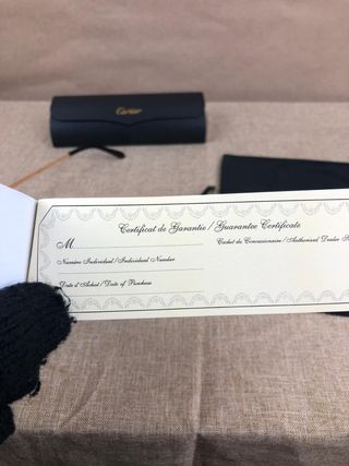 Gafas CARTIER Signature C Negras Degradadas