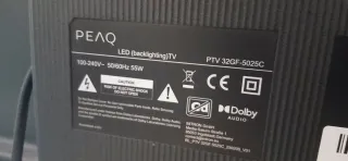 Smart TV PEAQ 32 Negro