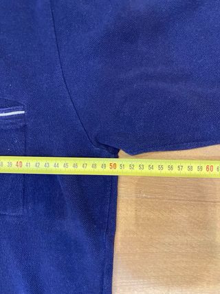 Polo Lacoste Manga Larga Azul Marino Hecho en Fran