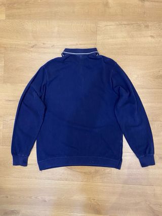 Polo Lacoste Manga Larga Azul Marino Hecho en Fran