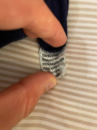 Polo Lacoste Manga Larga Azul Marino Hecho en Fran