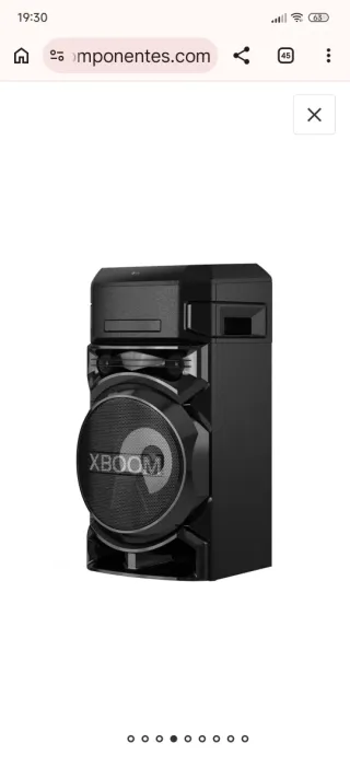 LG XBOOM Altavoz Negro