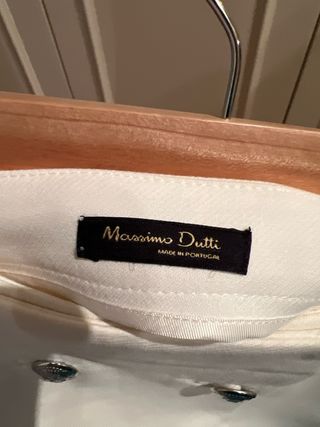 Falda marinera blanca con botones