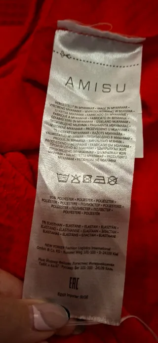 Abito rosso aderente