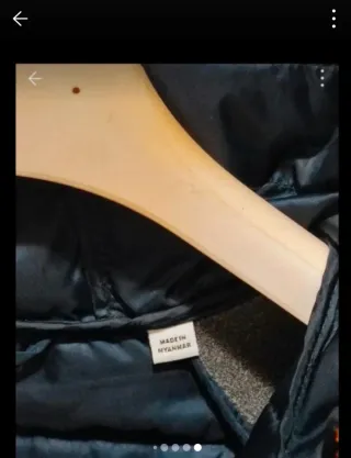 Piumino leggero grigio e blu