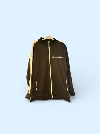 Felpa Palm Angels nera e bianca