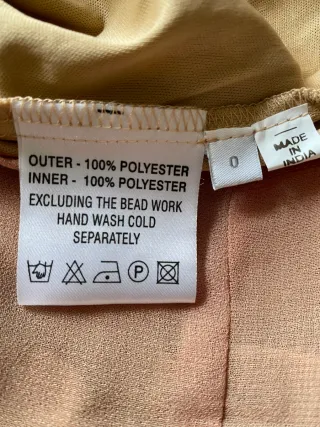 Abito Vintage Lakore Milano con perle tg S/M