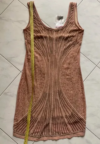 Abito Vintage Lakore Milano con perle tg S/M